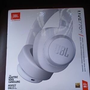 JBL Wireless Over-Ear Headphones — Light Gray